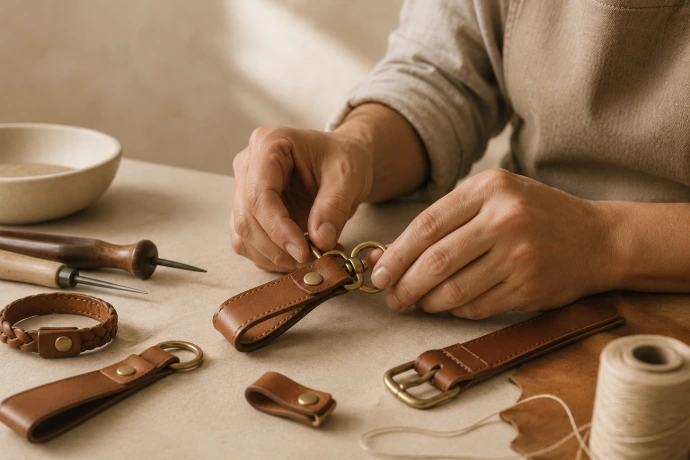 Creación de Accesorios en Cuero